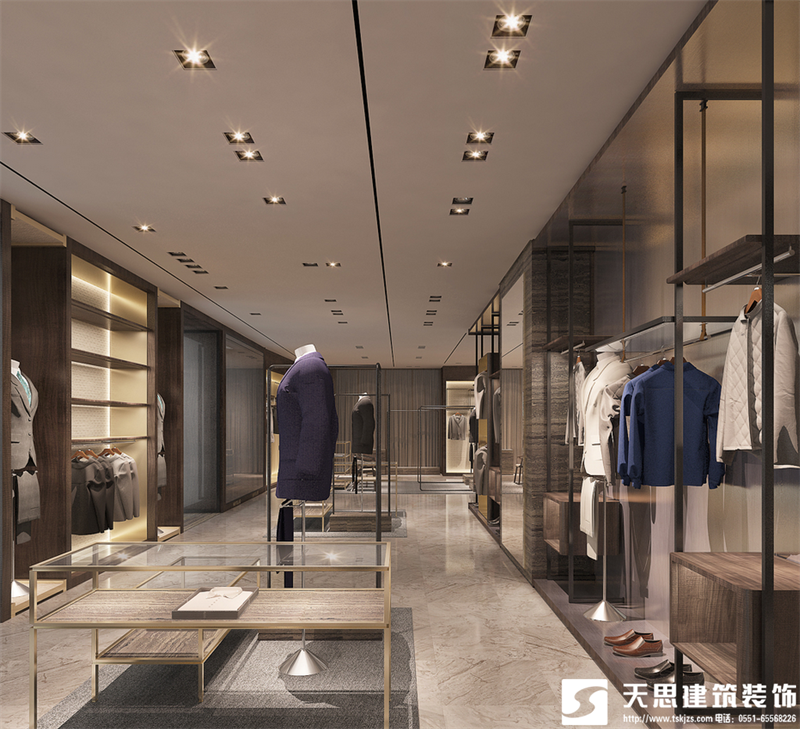 男裝店裝修設(shè)計(jì)風(fēng)格，男裝店裝修，男裝店設(shè)計(jì)